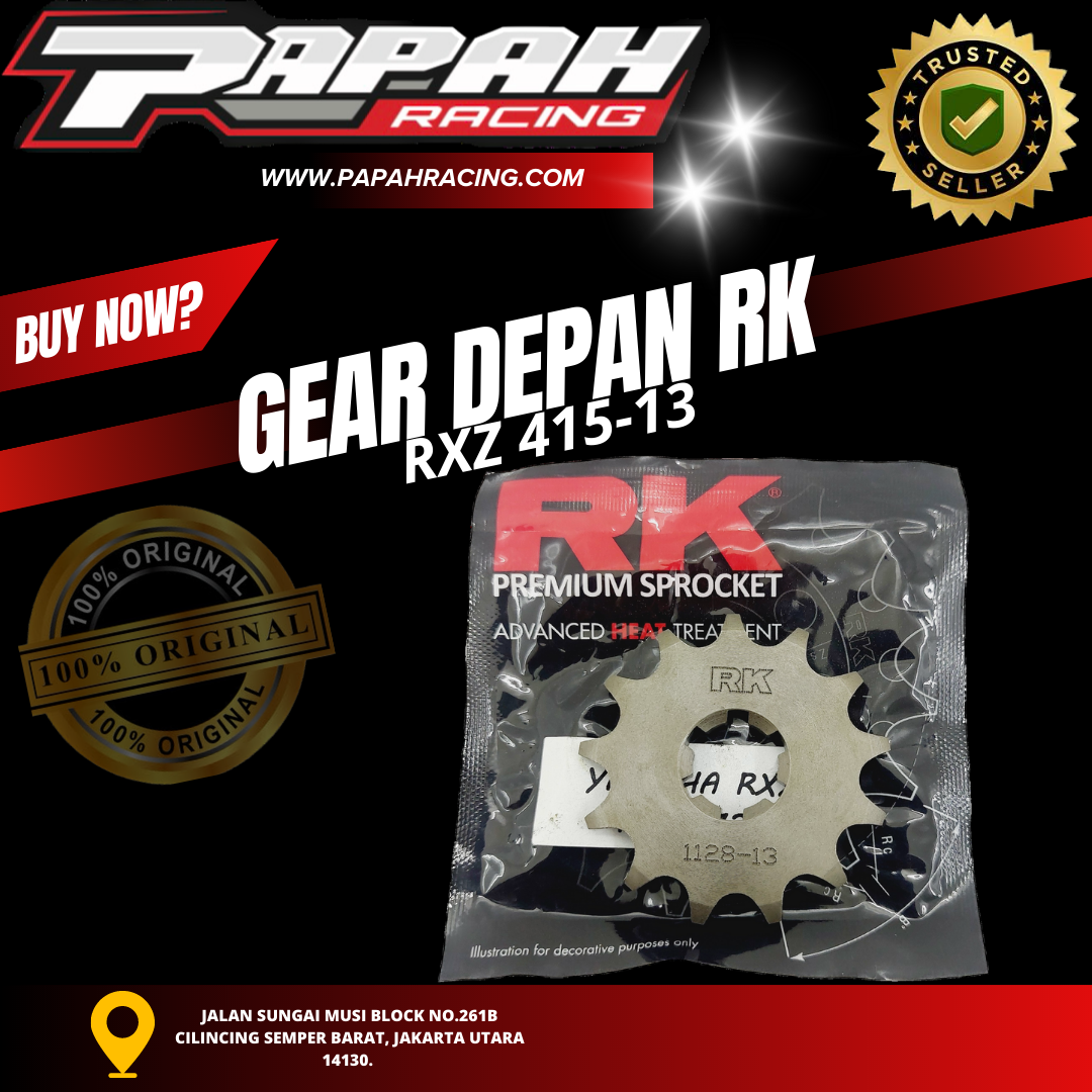 GEAR DEPAN RK RXZ 415-13